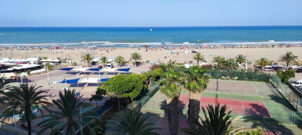 Vistas Espectaculares 1ª Linea Playa, Wifi, Ascensor Leilighet Sagunto Eksteriør bilde