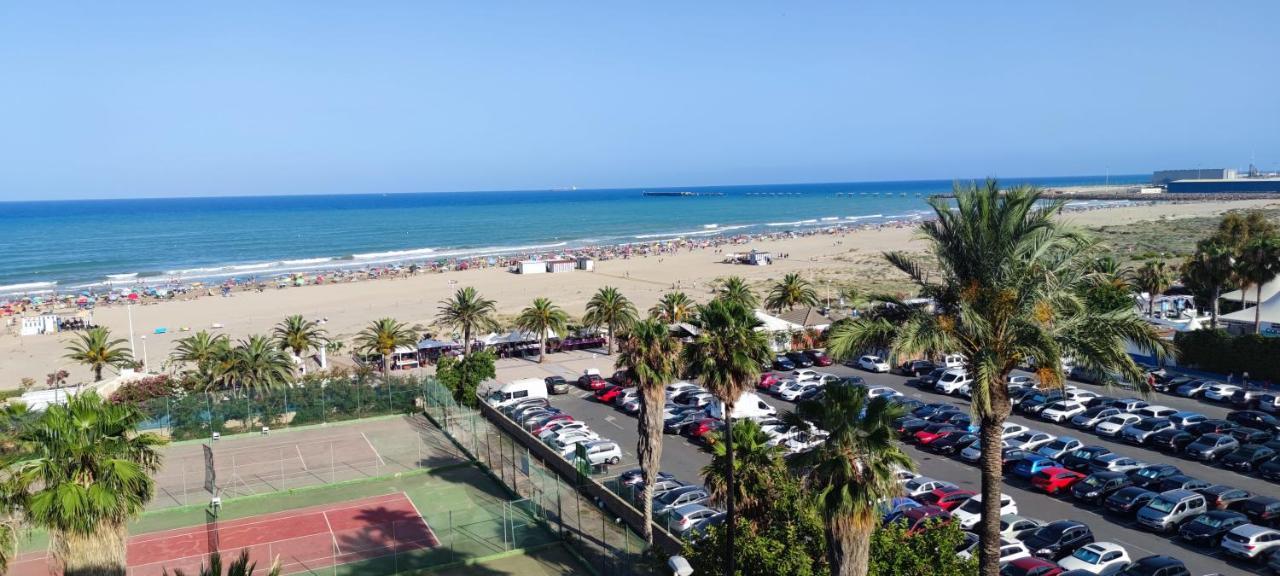 Vistas Espectaculares 1ª Linea Playa, Wifi, Ascensor Leilighet Sagunto Eksteriør bilde